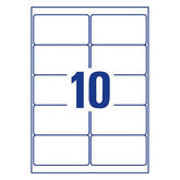 Crystal Clear labels 96 x 50.8 mm - Al Masam Stationery LLC